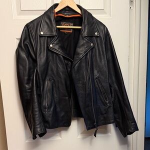 Element Classic Black Leather Jacket